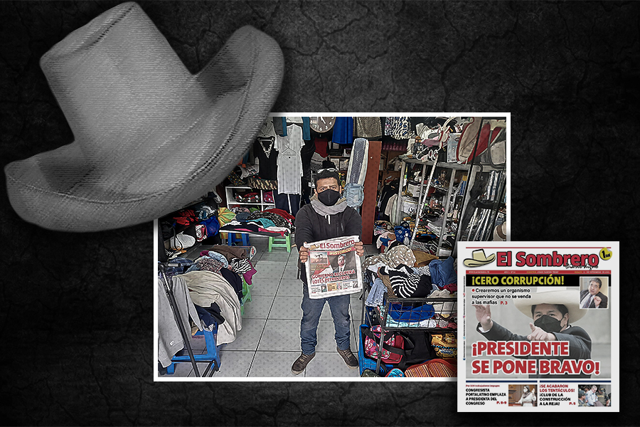 “El Sombrero”, el diario que se edita desde una tienda de ropa en Surquillo