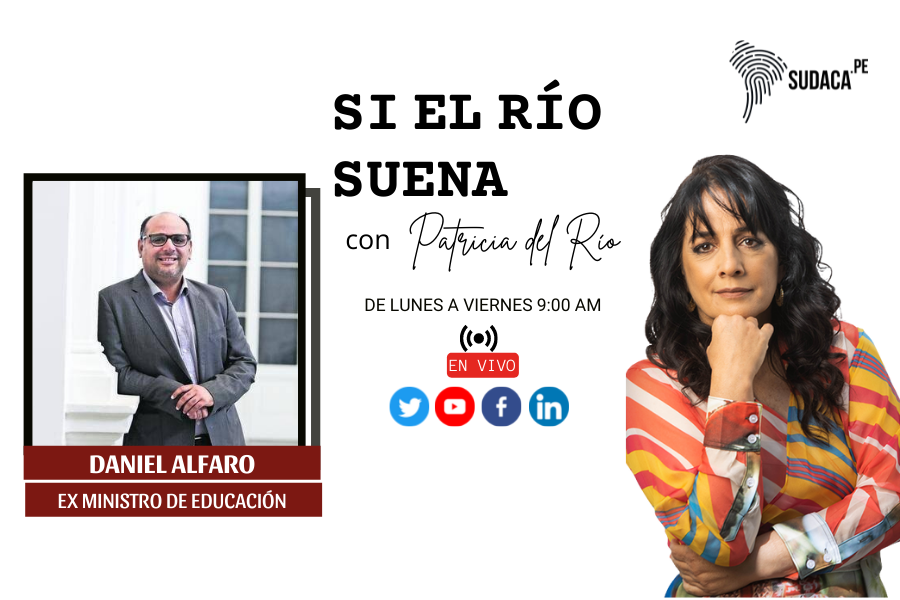 Patricia del Río conversa con Daniel Alfaro, ex ministro de Educación