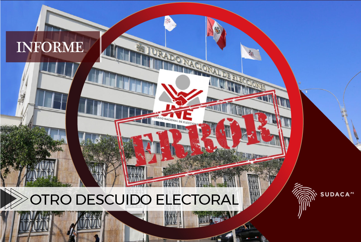 OTRO DESCUIDO ELECTORAL