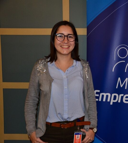 María Alejandra Chirinos, Líder del Programa Contigo Emprendedor.