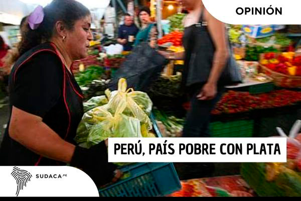 Perú, país pobre con plata
