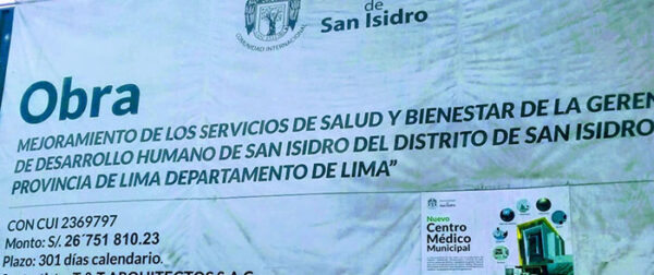 Centro de salud municipal perjudica a San Isidro 