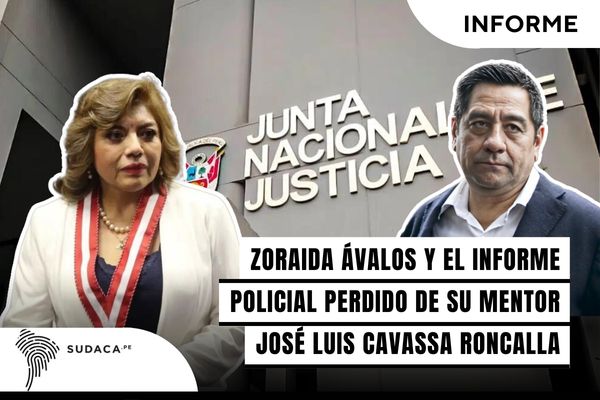 Zoraida Ávalos y el informe policial perdido de su mentor José Luis Cavassa Roncalla