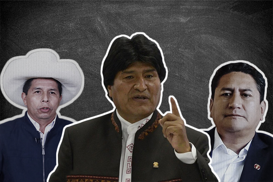 Evo Morales, un mediador para Cerrón y Castillo
