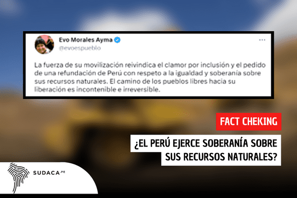 ¿El Perú ejerce soberanía sobre sus recursos naturales?