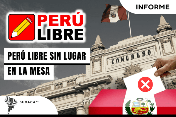 Perú Libre sin lugar en la mesa