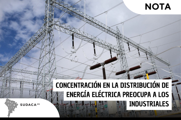 Concentración en la distribución de energía eléctrica preocupa a los industriales